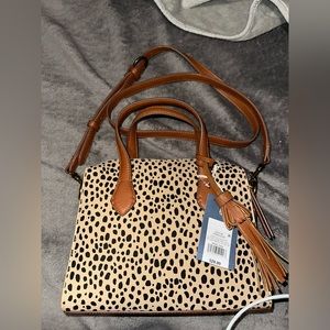 leopard print universal thread purse